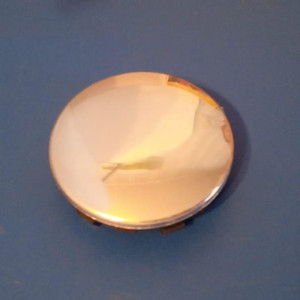 Колпачок заглушка на 58/55/12 мм хромированные