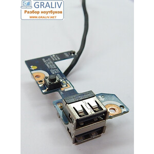 Плата включения с разъемами USB для ноутбука Samsung R720