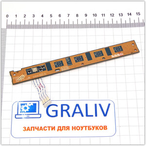 Плата включения, кнопка старта ноутбука Toshiba L500 L505, LS-4971P