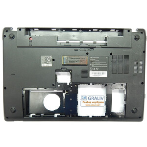 Нижняя часть корпуса, поддон ноутбука Packard Bell LM94 MS2291 DAZ604HS