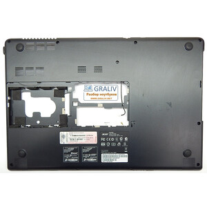 Нижняя часть корпуса, поддон ноутбука Acer Aspire M3 581TG 13N0-76A0711 E173569