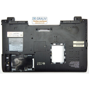 Нижняя часть корпуса, поддон ноутбука Toshiba Satelte R850 DN-3720F