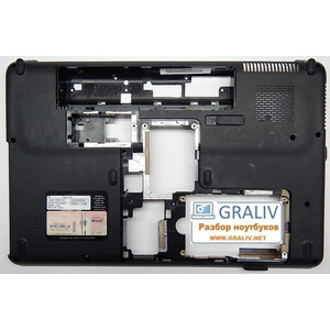 Нижняя часть корпуса, поддон ноутбука HP Compaq Presario CQ61 ZYE370P6