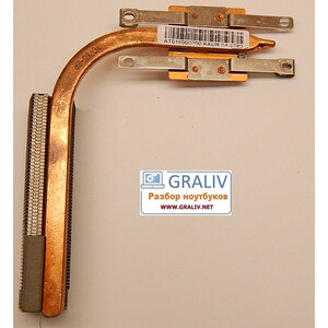 Радиатор системы охлаждения, термотрубка ноутбука Toshiba Satelte A200, A205 AT019000200