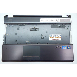 Палмрест, верхняя часть корпуса ноутбука Samsung RF510, RF511 BA75-02675C, BA81-10928A