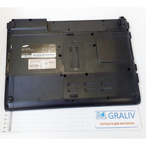 Нижняя часть корпуса, поддон ноутбука Samsung R410, R408, R460, BA75-02106A, BA81-05044A