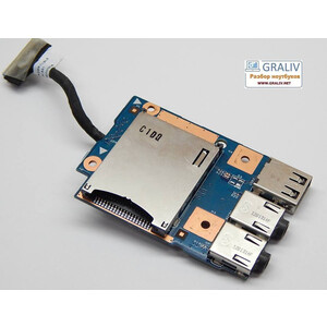 Плата расширения USB, аудио ноутбука Lenovo B570 48.4PA04.01M