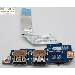 Плата расширения USB ноутбука Lenovo IdeaPad S10-2 KIUN0 LS-5071P