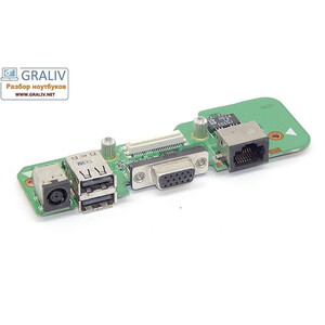 Плата расширения USB, разъем питания ноутбука Dell Inspiron 1545, 1546 48.4AQ20.011