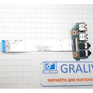 Доп. плата с audio и usb разьемами ноутбука ASUS N56, 60NB0030-AU1