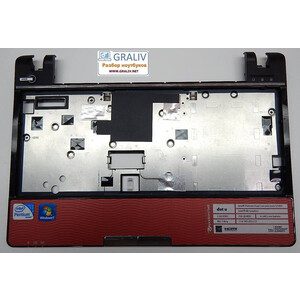 Палмрест, верхняя часть корпуса ноутбука Packard Bell MS2297 dot u WIS604HX18