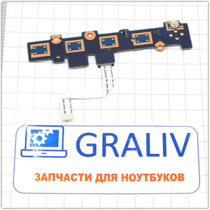 Плата кнопки включения, кнопка старта ноутбука Samsung NP-RC530 BA92-08705A