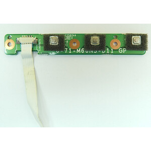 Плата включения, панель включения, кнопка старта ноутбука Clevo M66N 6-71-M66NS-D11 GP Roverbook Voyager V555