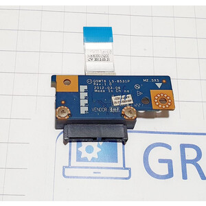 Доп. плата переходник dvd ноутбука Acer Acpire E1-521, TE11, LS-8531P