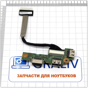 USB, VGA плата расширения для ноутбука Dell Inspiron M5010, 48.4HH03.011