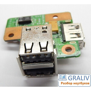 Плата USB разъемов 48.4U502.011. Fujitsu Siens Esprimo Mobile V5505
