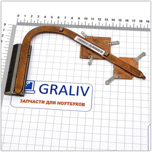 Радиатор систкмы охлаждения, термотрубка ноутбука Acer E5-571, E5-511, E5-531, V3-572, Extensa 2510, AT1540010A0