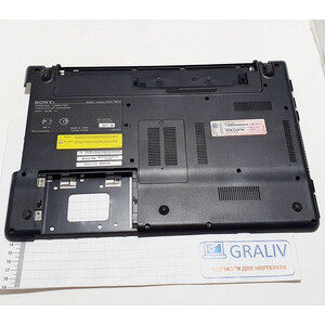 Нижняя часть корпуса, поддон ноутбука Sony VPC-EH VPCEH серии PCG-71811V, 4VHK1BN000