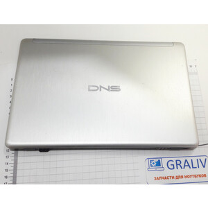 Крышка матрицы в сборе (петли, шлейфы, камера) ноутбука DNS M100P