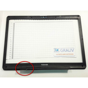 Безель, рамка матрицы ноутбука TOSHIBA SATELTE X200,X205, P200, P205, P295 AP017000300