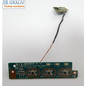 Панель включения, кнопка старта ноутбука Sony PCG-71211V VPC-EB PCG-71211V SWX-345 1P-109CJ05-8011 M960_MP