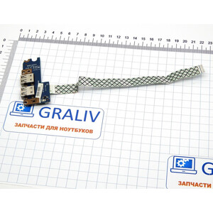 Плата расширения USB ноутбука Acer Aspire V3-531, V3-551, V3-571, E1-571, E1-531, E1-521, Packard Bell TE11 LS-7911P
