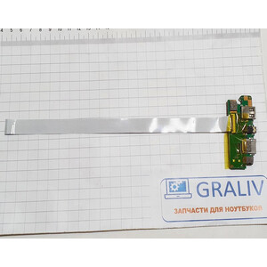 Доп. плата usb, audio, картридер ноутбука 4good AM500, I5-N1401-USB-CON-V2.3