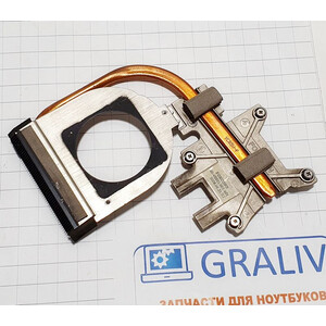 Радиатор системы охлаждения, термотрубка ноутбука HP Compaq CQ50, 60.4H521.001 A01