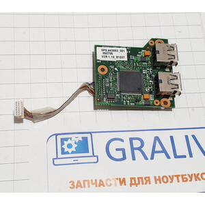 Доп. плата usb, картридер ноутбука HP Compaq 6715b, 443883-001