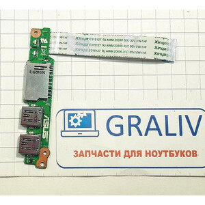 Доп. плата с USB, SD ноутбука Asus UX310U, 69N0UPD10D01