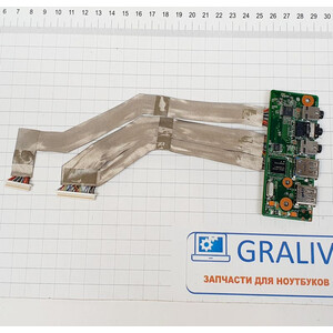 Доп. плата с audio и usb разьемами ноутбука Asus N71J 69N0GLA11A04-01 60-NXGAU1100-A04