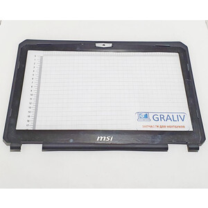 Рамка матрицы ноутбука MSI GT683 MS-16F2, 6F2B214P89BA, E2P-6F2B214-F