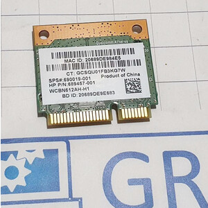 WI-FI модуль ноутбука HP Envy 6-1000, WCBN612AH-, 689457-001