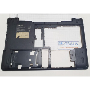 Нижняя часть корпуса, поддон ноутбука Dexp 73 PGT-1593, 13N0-1BA1601