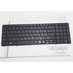 Клавиатура ноутбука Packard Bell ENTE69, 9Z.N3M82.10R, PK130C92R00 NSK-AUB0R