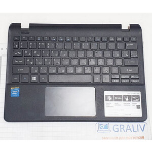 Верхняя часть корпуса, палмрест ноутбука Acer ES1-111