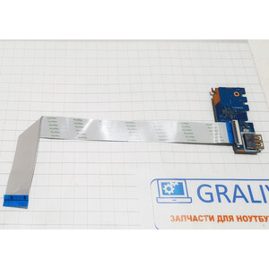 Доп. плата usb + cardreader ноутбука HP 15-db, 15-DA, LS-G071P