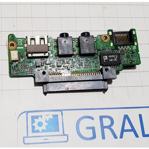 Доп. плата usb, sata, audio ноутбука Asus Eee PC 1008HA, 69NA19B10C01-01