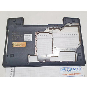 Нижняя часть корпуса, поддон ноутбука Lenovo Z570, Z575, 60.4M424.004