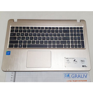 Верхняя часть корпуса, палмрест ноутбука Asus R540, X540 серии 13NB0B01AP0301