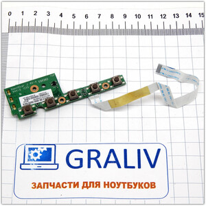 Плата управления ноутбука Asus N52D, N61D 60-NZZIK1000