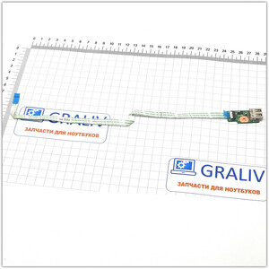 Разъем USB с кабелем для ноутбука HP Pavion DV6-3000, 36LX6UB0010 DALX6TB14D0