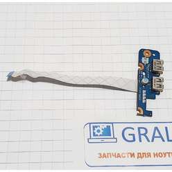 Доп. плата с разьемами usb ноутбука Toshiba A350D, A350, A355, LS-4575P