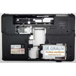 Нижняя часть корпуса, поддон ноутбука Compaq Presario CQ61 ZYE370P6