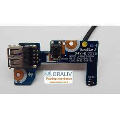 Плата расширения USB, кнопка старта ноутбука Samsung R518 R620 R720 R520 R522 BA92-05473A
