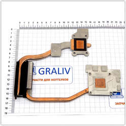Радиатор системы охлаждения, термотрубка ноутбука Acer 5520, 7520
