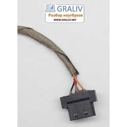 USB разъемы на шлейфе ноутбука Lenovo B560, V560, LA56 USB 