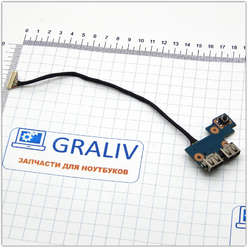 Плата USB с кнопкой включения ноутбука Samsung NP300 NP305 SERIES, BA92-09366A BA92-08350A