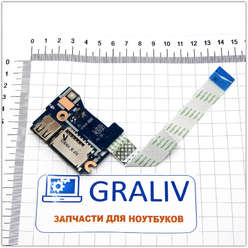 USB плата расширения + кнопка включения ноутбука Acer Aspire E15 (es1-511) Z5W1M LS-B471P