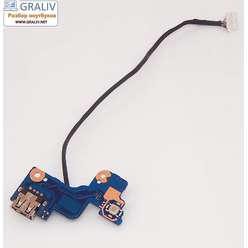 Кнопка включения, USB плата ноутбука Samsung NP-RV515, RV513, RV520 BA92-07488A